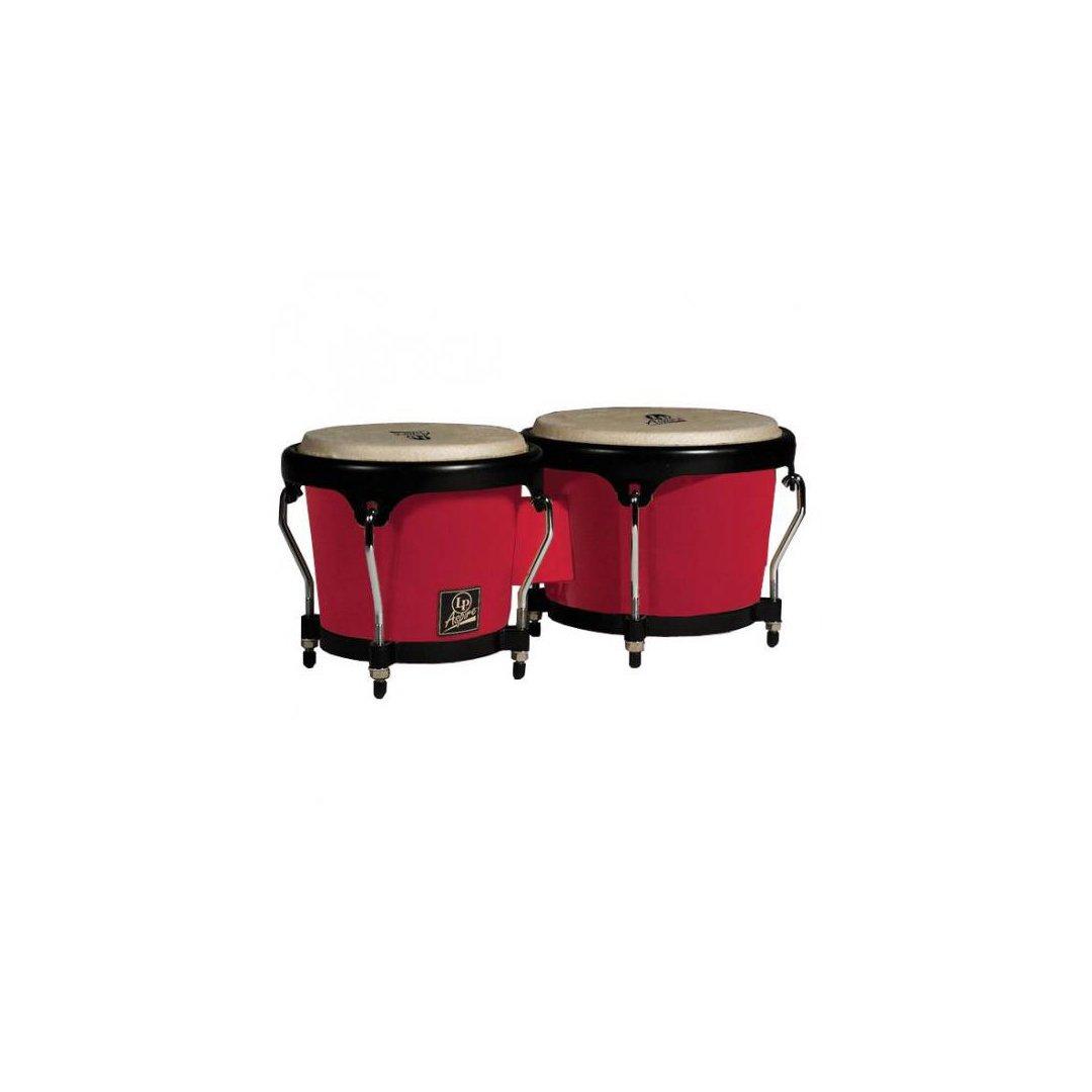 赤　ボンゴLPA601-RW Aspire Wood Bongo Red LP LPA601-RW Latin Percussion