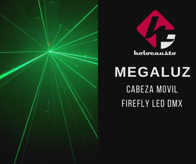 MEGALUZ CABEZA MOVIL FIREFLY LED DMX