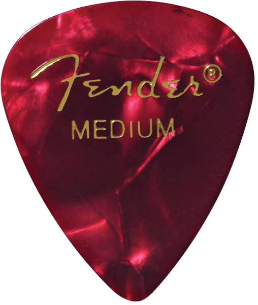 FENDER 1980351809 KIT 12 PLUMILLAS MEDIUM RED MOTO