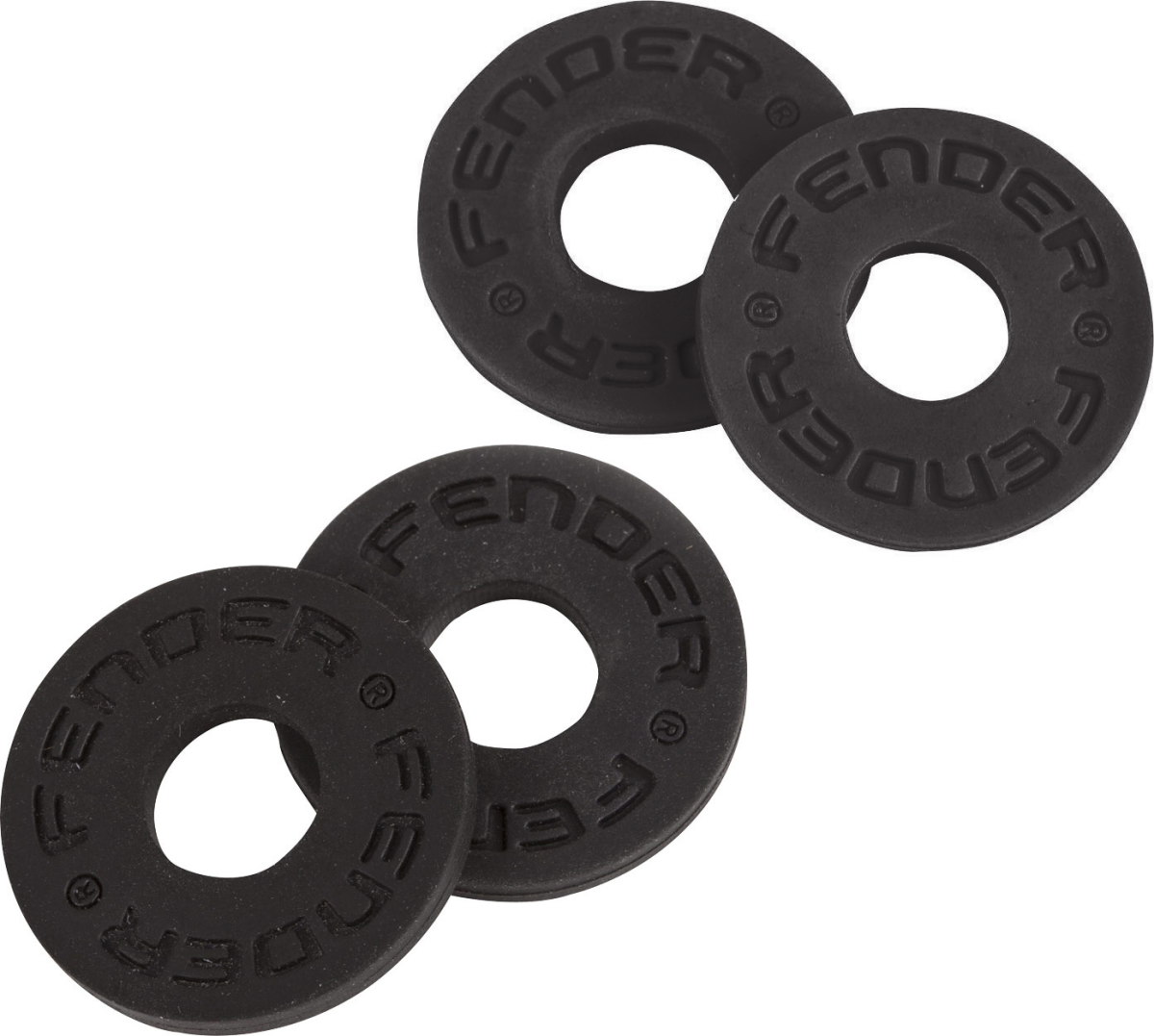 FENDER 0990819006 STRAP BLOCK 4 PACK BLACK RED