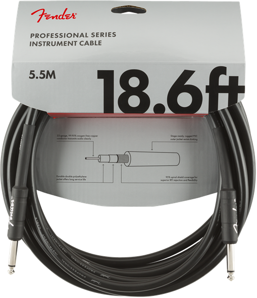 FENDER 0990820020 CABLE INSTRUMENTO PROFESSIONAL SERIES 5.5MTS