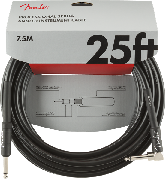 FENDER 0990820060 CABLE INSTRUMENTO PROFESSIONAL SERIES 7.5MTS