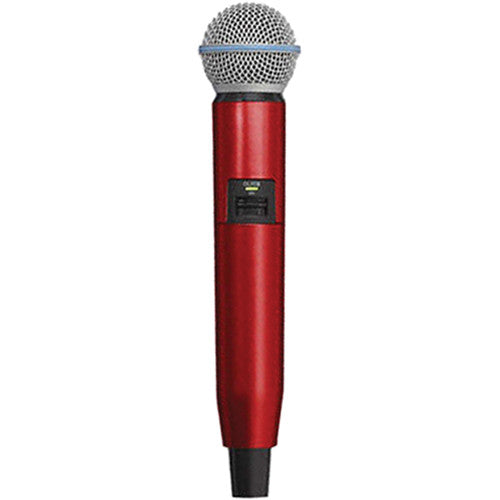 CARCASA P/MIC GLXD2 SM58/BETA58 C/RED SHURE