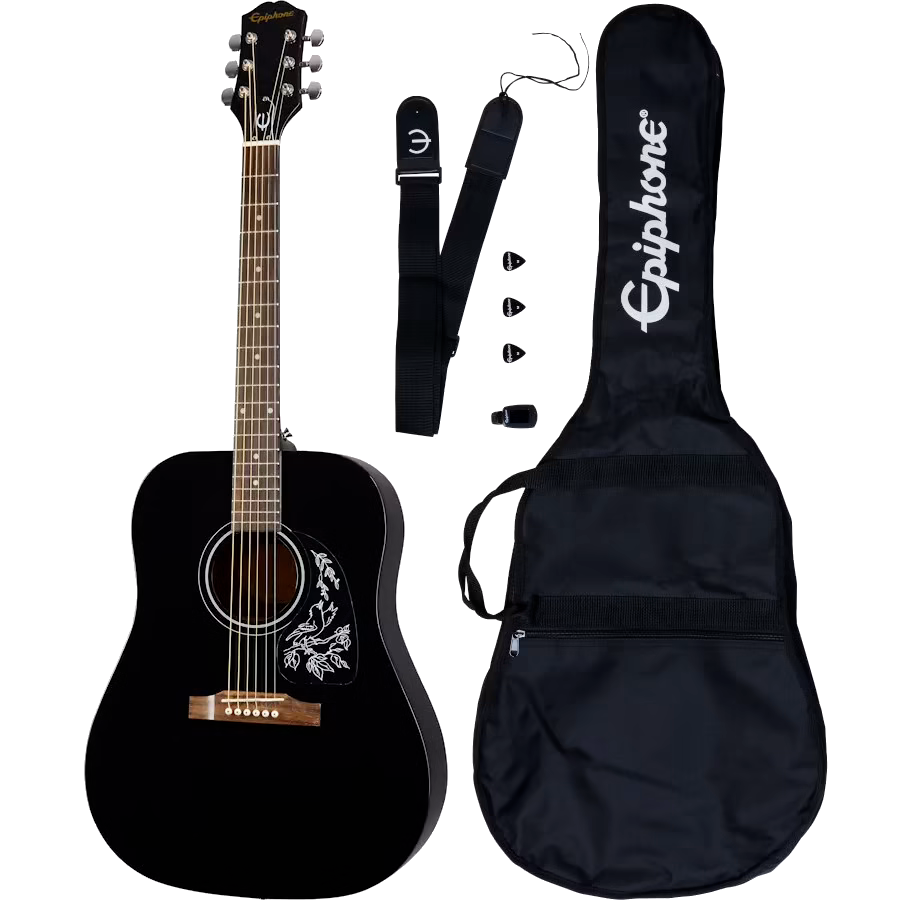 Epiphone Starling Acoustic Player Pack - Ebony