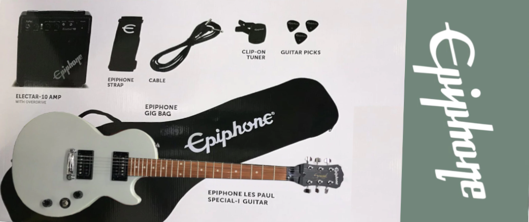 PAQUETE EPIPHONE LES PAUL SPECIAL-I PLAYER PACK C/AMPLIFICADOR 10W