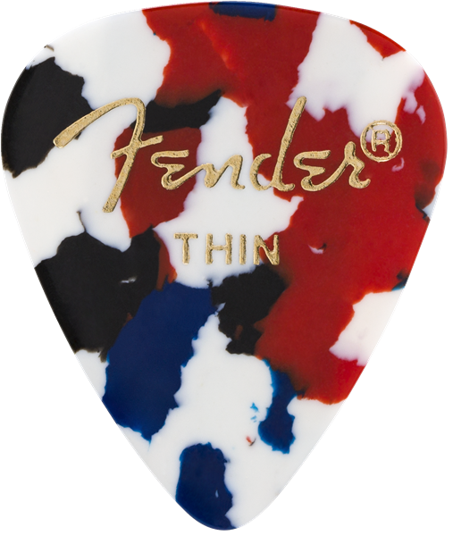 FENDER 1980351750 KIT 12 PLUMILLAS THIN CONFETTI CLASSIC