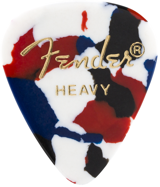 FENDER 1980351950 KIT 12 PLUMILLAS HEAVY CONFETTI CLASSIC