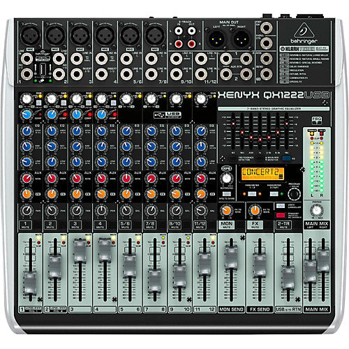 MIXER ANALOGA QX1222USB BEHRINGER