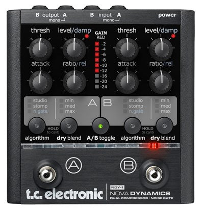 PEDAL NOVA-DYNAMICS COMPRESSOR TC ELECTRONIC
