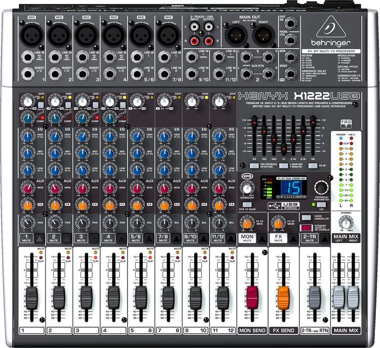 MIXER ANALOGA X1222USB BEHRINGER