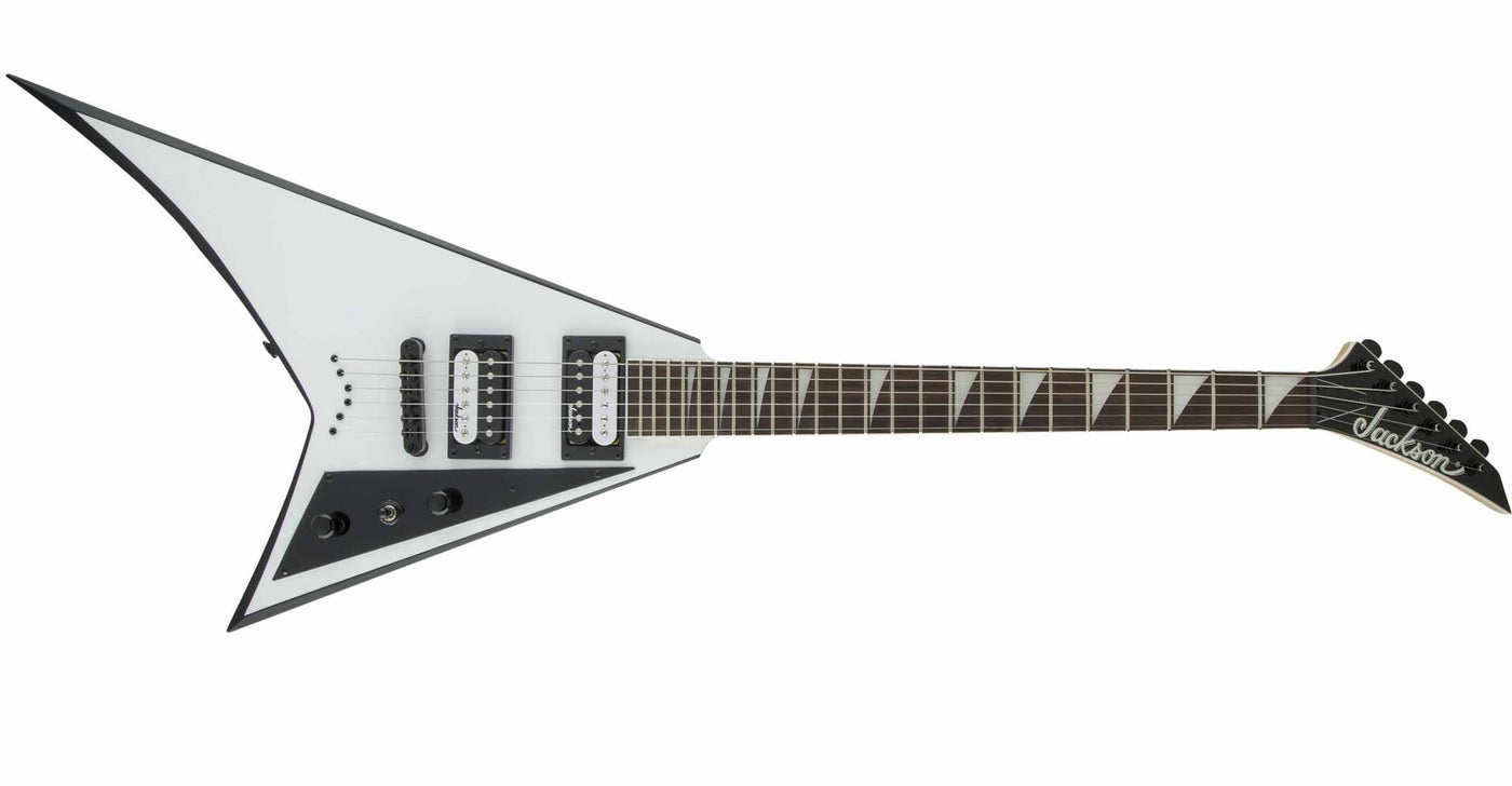 JACKSON 2910127577 JS SERIES RHOADS JS32T 
WHITE WITH BLACK BEVELS