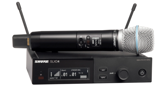 SHURE SLXD24BETA87A SISTEMA INALAMBRICO DE MANO