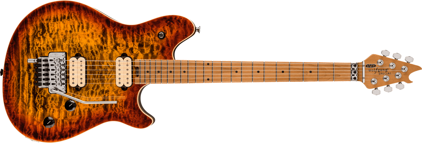 EVH 5107701580 WOLFGANG SPECIAL QM TIGER EYE GLOW