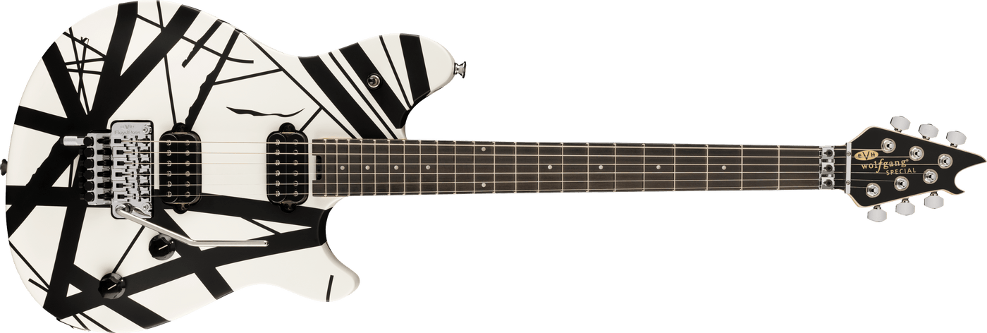 EVH 5107702317 WOLFGANG S STRIPED BLACK AND WHITE