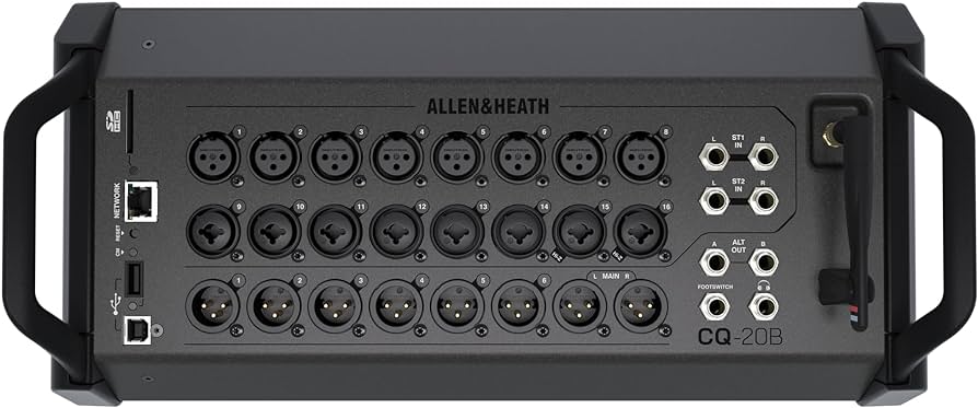 ALLEN & HEATH MEZCLADOR  CQ-20B CON CONECTIVIDAD WIFI Y BLUETOOTH