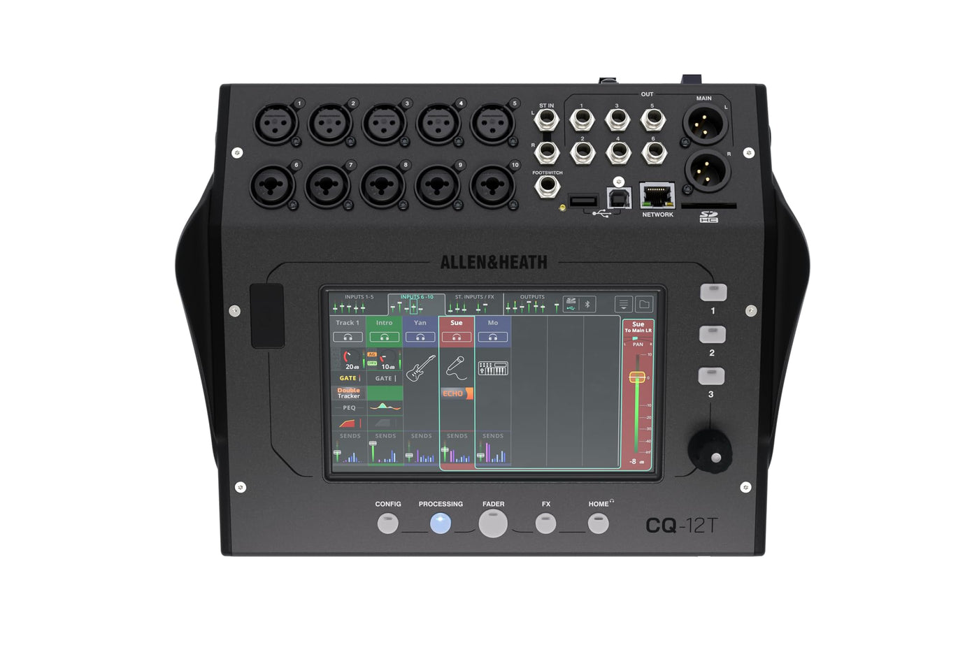 ALLEN & HEATH CQ12T MIXER DIGITAL COMPACTO