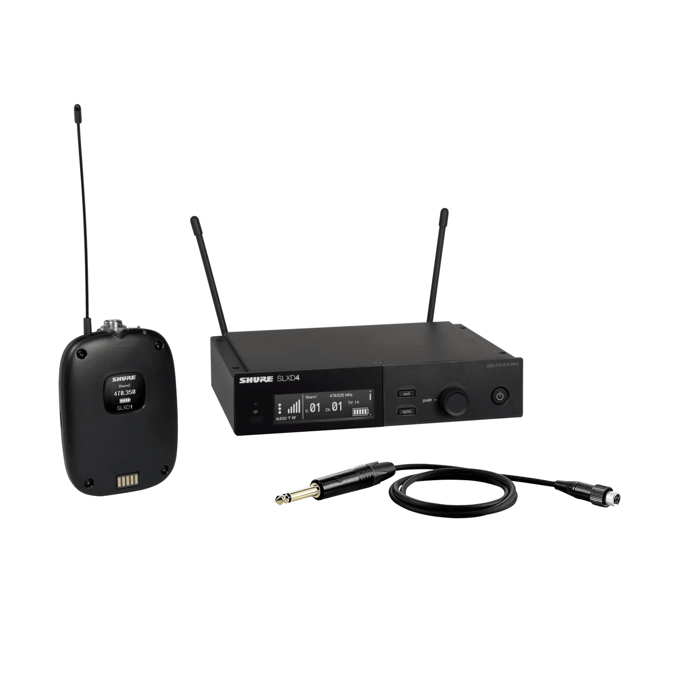 SHURE SLXD14 SISTEMA INALAMBRICO BAJO O GUITARRA