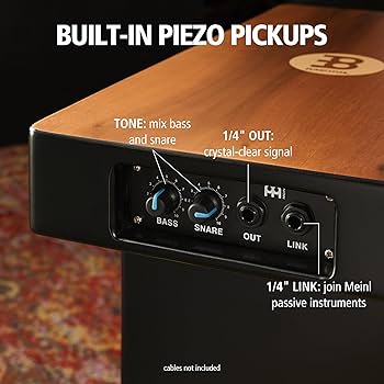 MEINL PTOPCAJ2WN CAJON PERUANO CON PICKUP