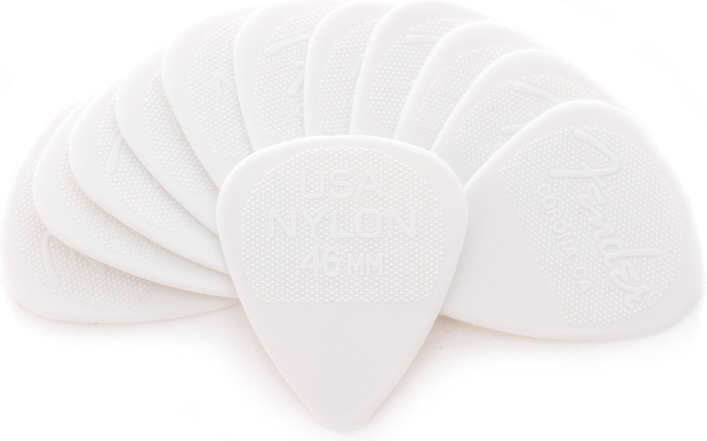 FENDER 0986351700 KIT 12 PLUMILLAS NYLON .44MM WHITE