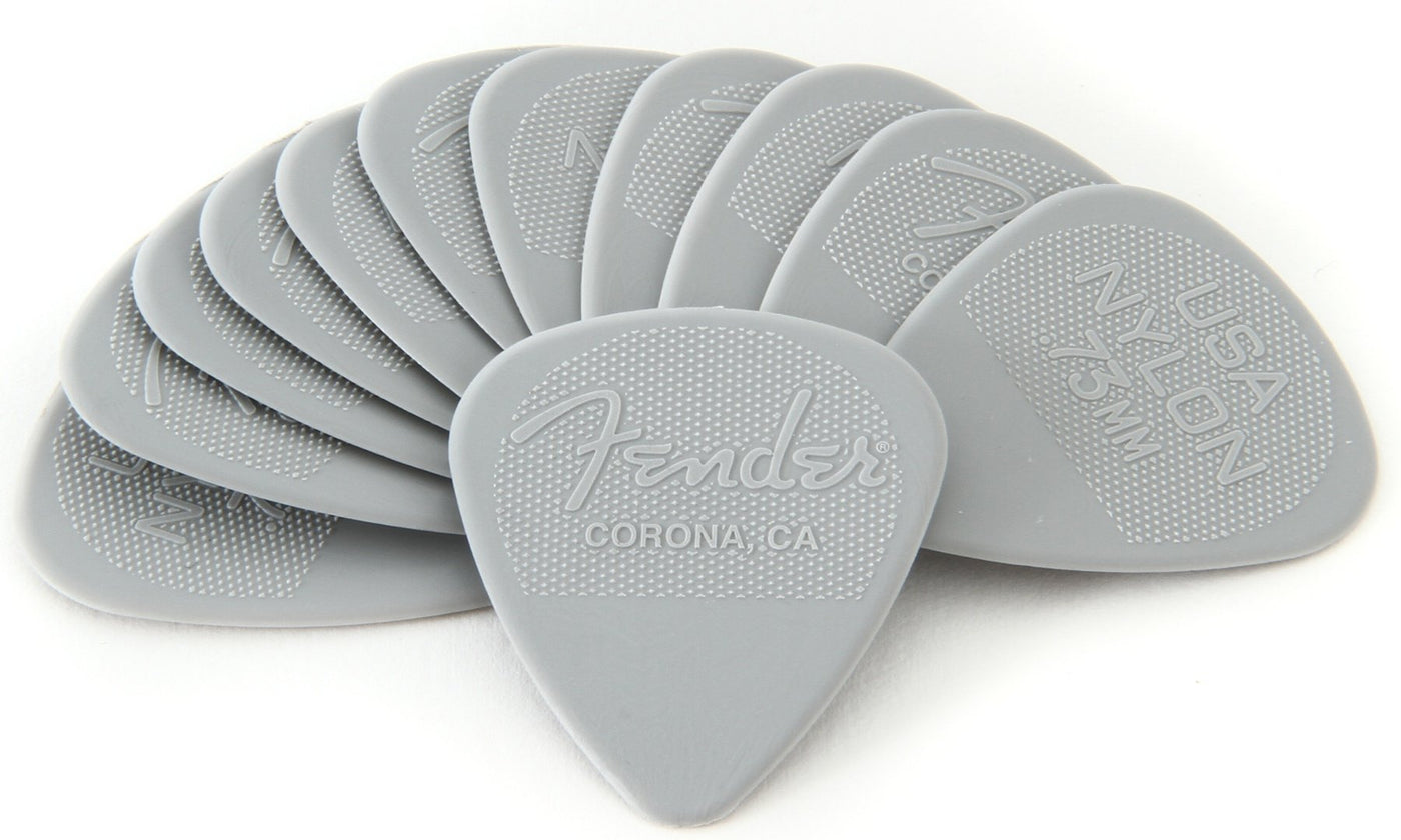 FENDER 0986351850 KIT 12 PLUMILLAS NYLON .88MM GRAY