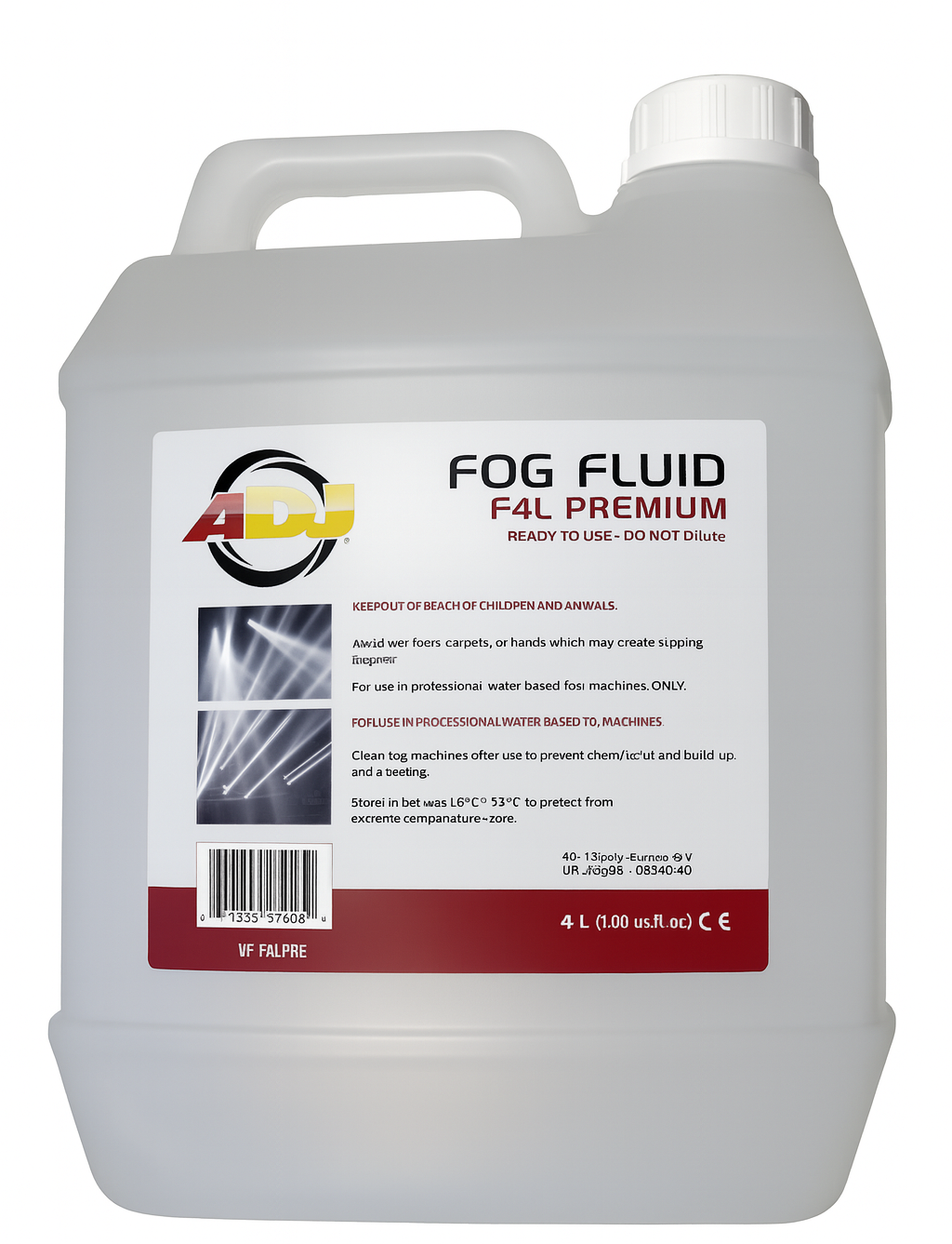 LIQUIDO 4 L PARA HACER HUMO PREMIUM ADJ