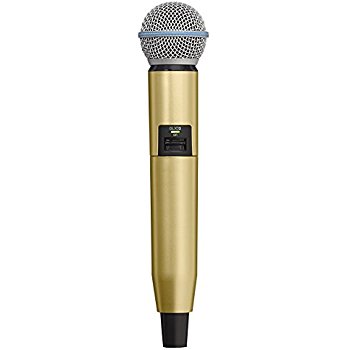 CARCASA PARA MIC GLXD2 SM58/BETA58 C/GOLD SHURE