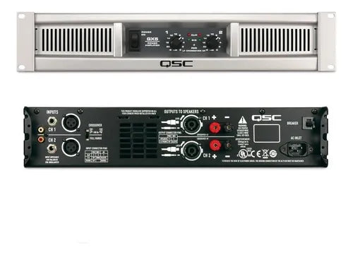 QSC GX5 — amplificador de potencia de 2 canales con 500 W/8? por lado