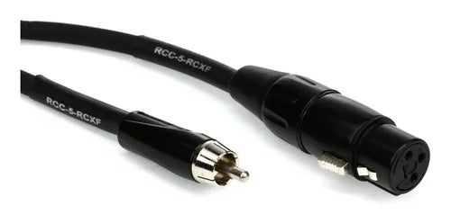 ROLAND RCC-05-RCXF – CABLE 1.5 M CANON HEMBRA A RCA BLACK