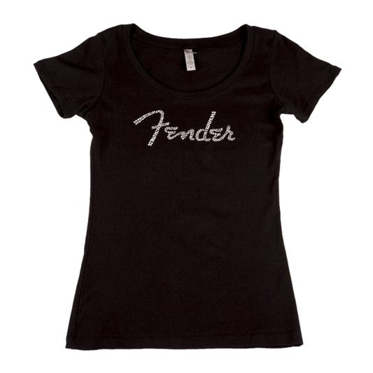 PLAYERA NEGRA WOMAN L SEQUIN FENDER
