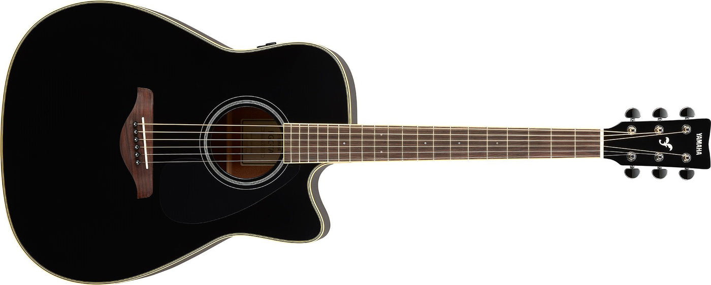 YAMAHA FGC-TABL  GUITARRA TRANSACOUSTIC FOLK CON EFE BLACK