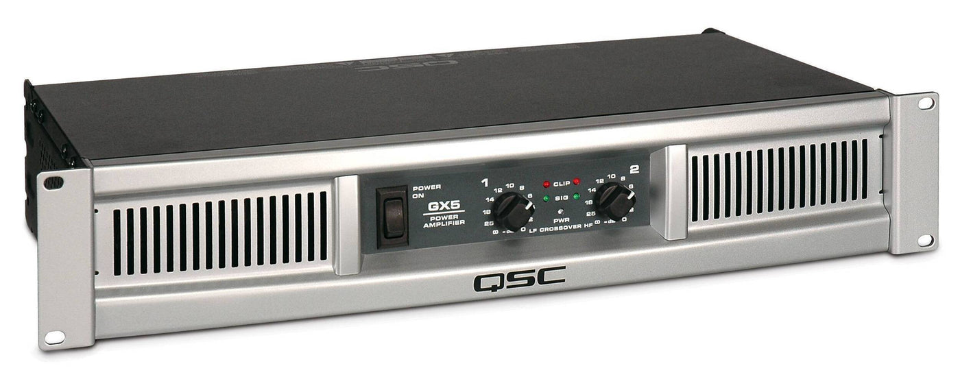 QSC GX5 — amplificador de potencia de 2 canales con 500 W/8? por lado