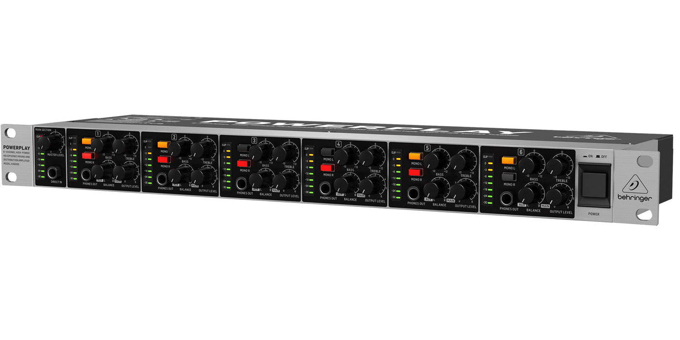 AMPLIFICADOR AUDIFONOS HA6000 BEHRINGER