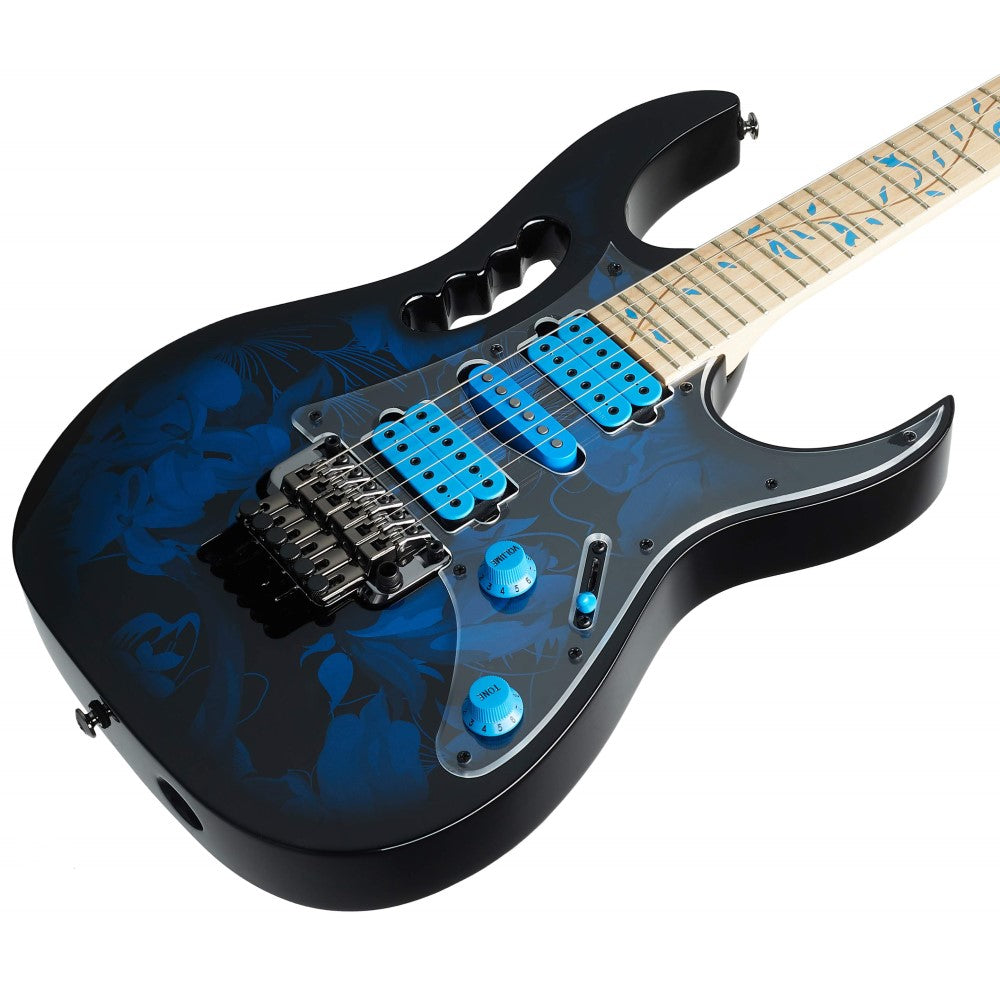 JEM77P BFP STEVE VAI PREMIUM BLUE FLORAL IBANEZ