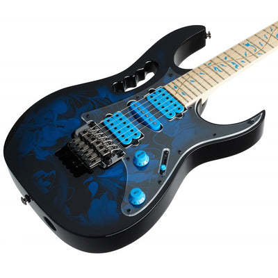 JEM77P BFP STEVE VAI PREMIUM BLUE FLORAL IBANEZ