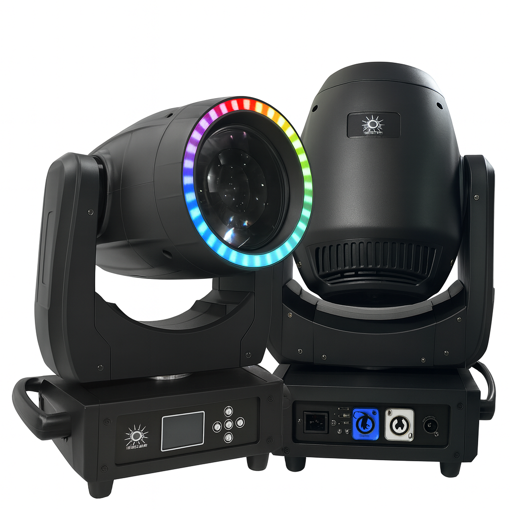 MEGALUZ CM009 PAR DE CABEZAS MOVILES 250 W