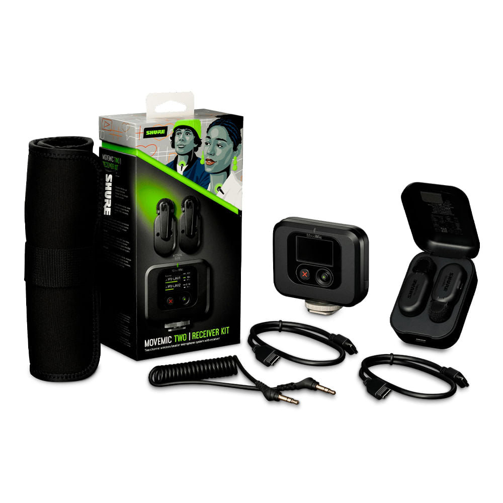 SHURE MVTWOKIT MICROFONO Y RECEPTOR  MOVEMIC