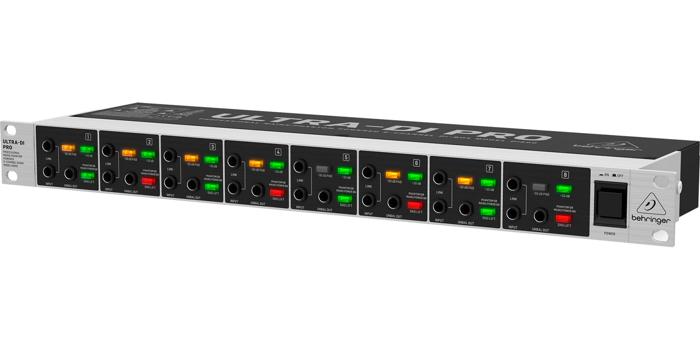 BEHRINGER DI800 CAJA DIRECTA 8 CANALES PHANTOM