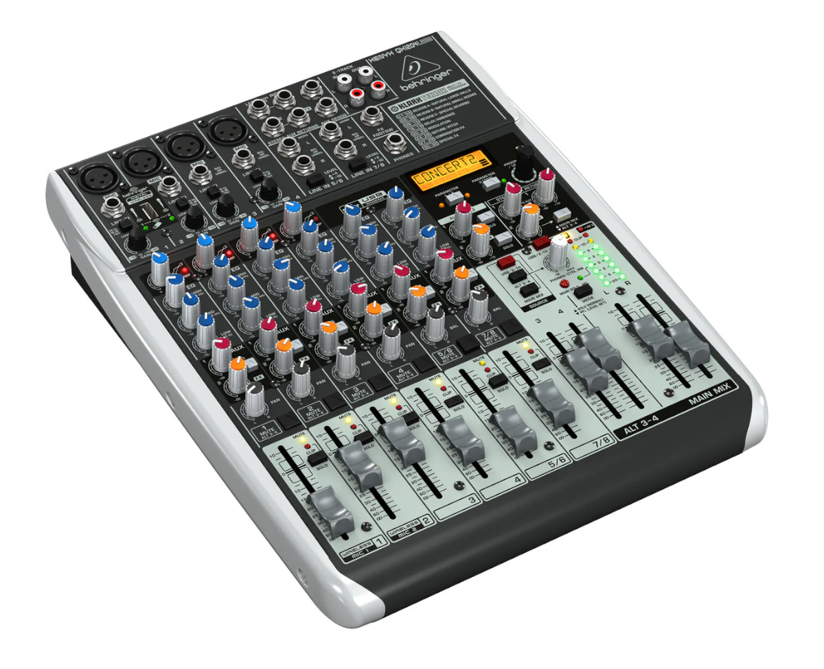 BEHRINGER XENYX QX1204 USB MIXER ANALOGA