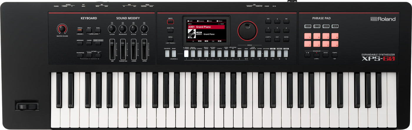 ROLAND XPS-60 – SINTETIZADOR 61 TECLAS 1600 TONOS