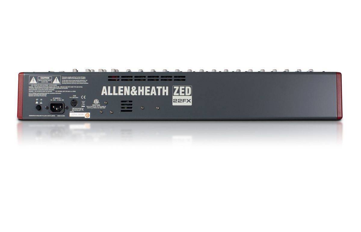 ALLEN & HEATH ZED-22FX MEZCLADORA ANALOGICA PROFESIONAL