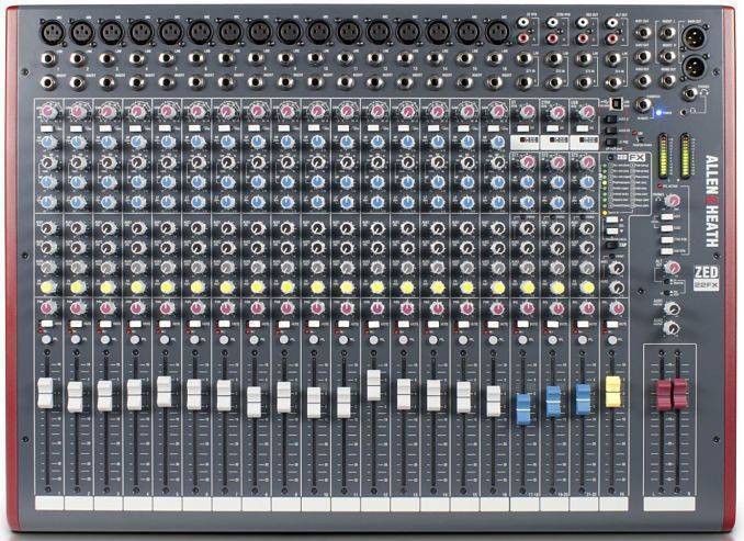 ALLEN & HEATH ZED-22FX MEZCLADORA ANALOGICA PROFESIONAL