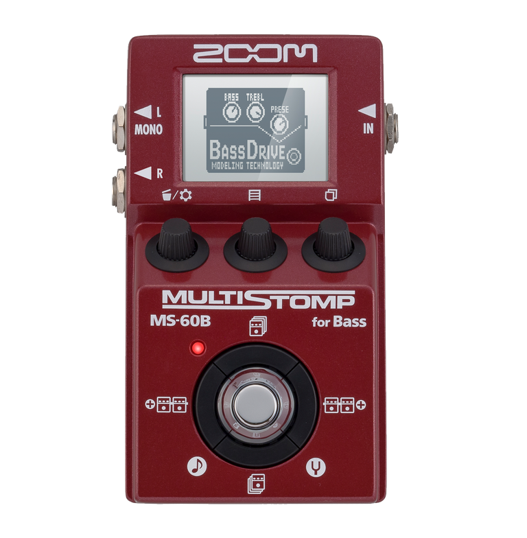 ZOOM MS-60B PEDAL MULTIEFECTOS MULTISTOMP BAJO