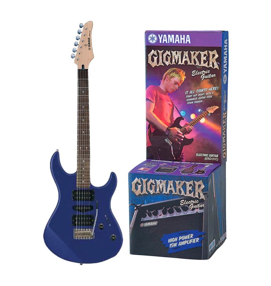 YAMAHA ERG121GPII-MTU PAQUETE DE GUITARRA  CON AMPLIFICADOR