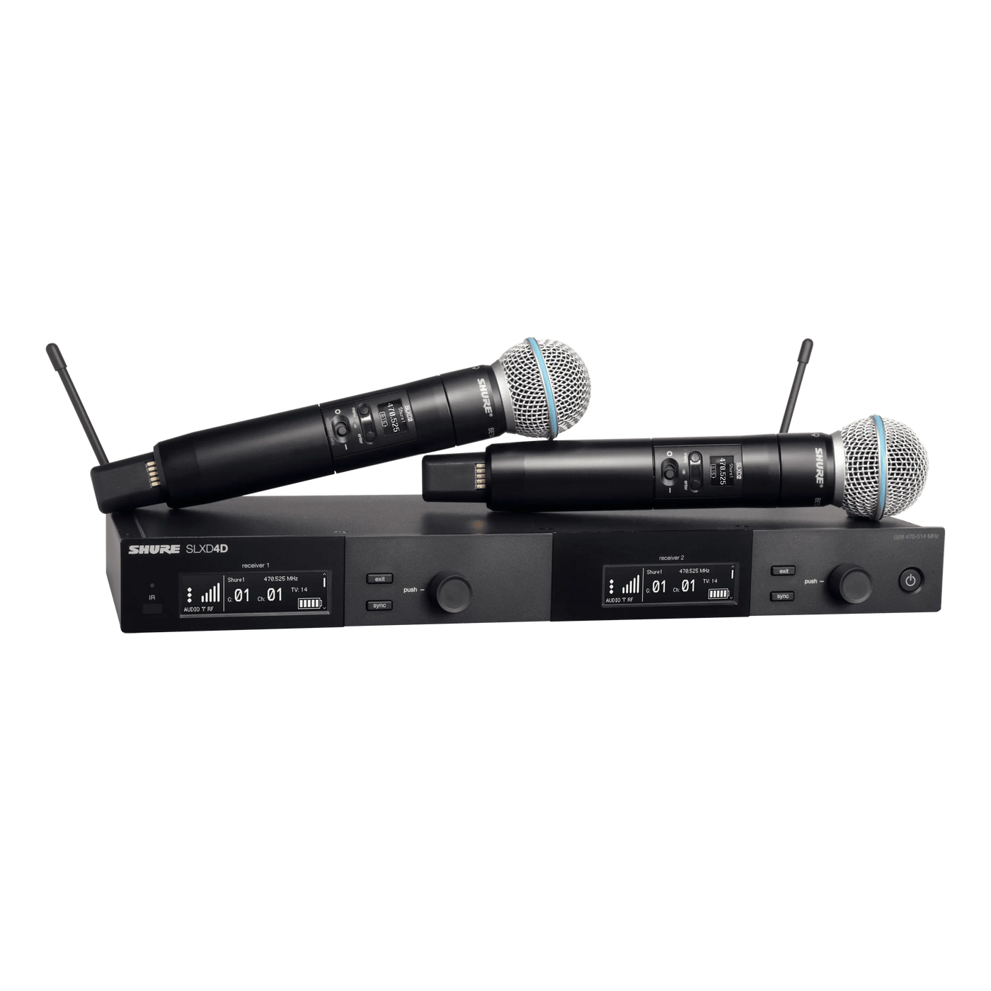 SHURE SLXD24DB58 SISTEMA INALAMBRICO DUAL DE MANO