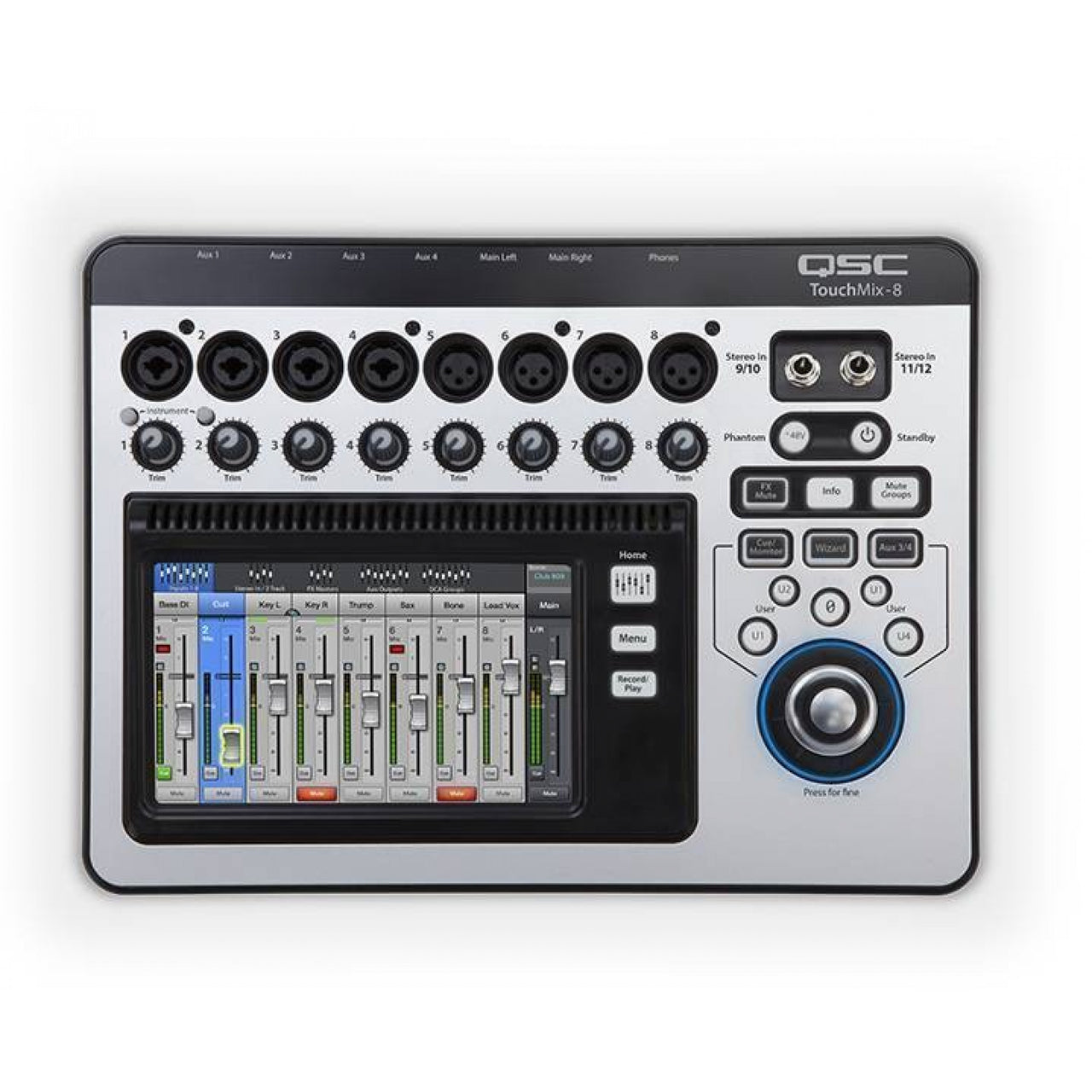 QSC TOUCHMIX-8 — MEZCLADORA DIGITAL COMPACTA CON PANTALLA TÁCTIL
