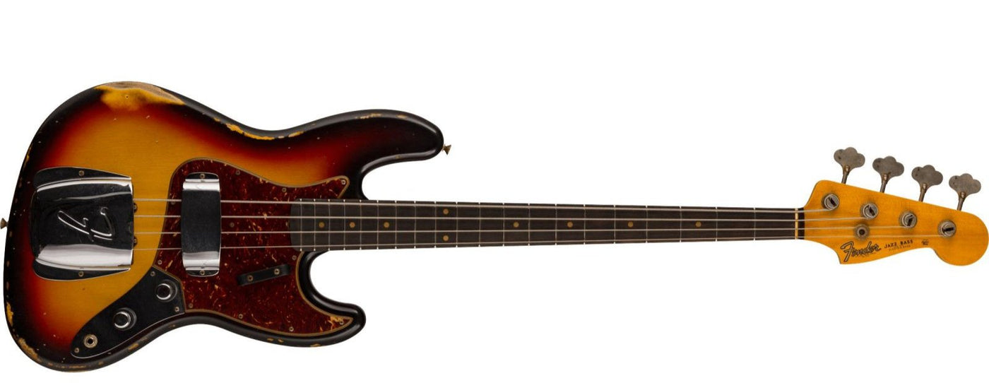 FENDER CUSTOM 9235001592 SHOP BAJO CUSTOM '62 JAZZ RELIC RW 3 SUNBUSRT