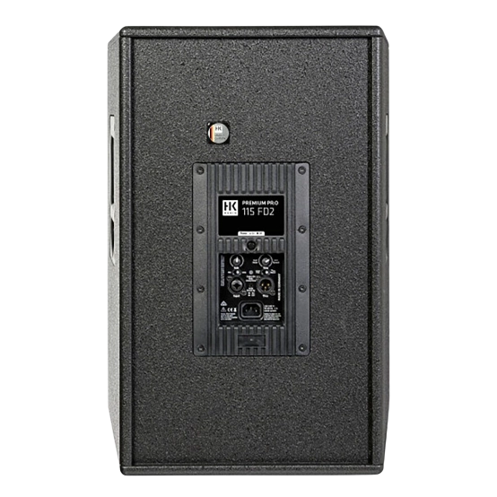 HK PRE-PRO115-FD2 BAFLE ACTIVO 2 VIAS 1200W 15"