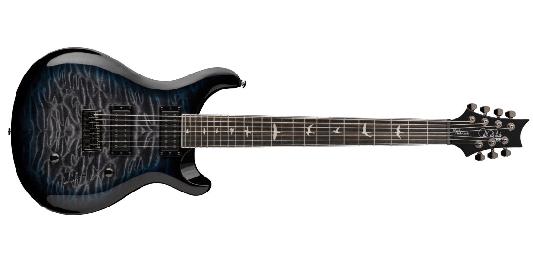 PRS 111858-HL SE MARK HOLCOMB BLUE BURST