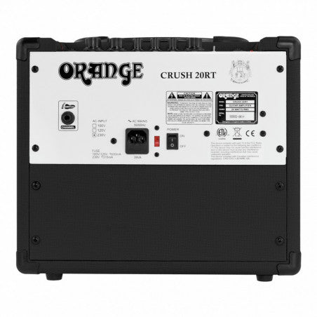 ORANGE CRUSH-20RT-BK AMPLIFICADOR PARA GUITARRA ELECTRICA 20W BLACK