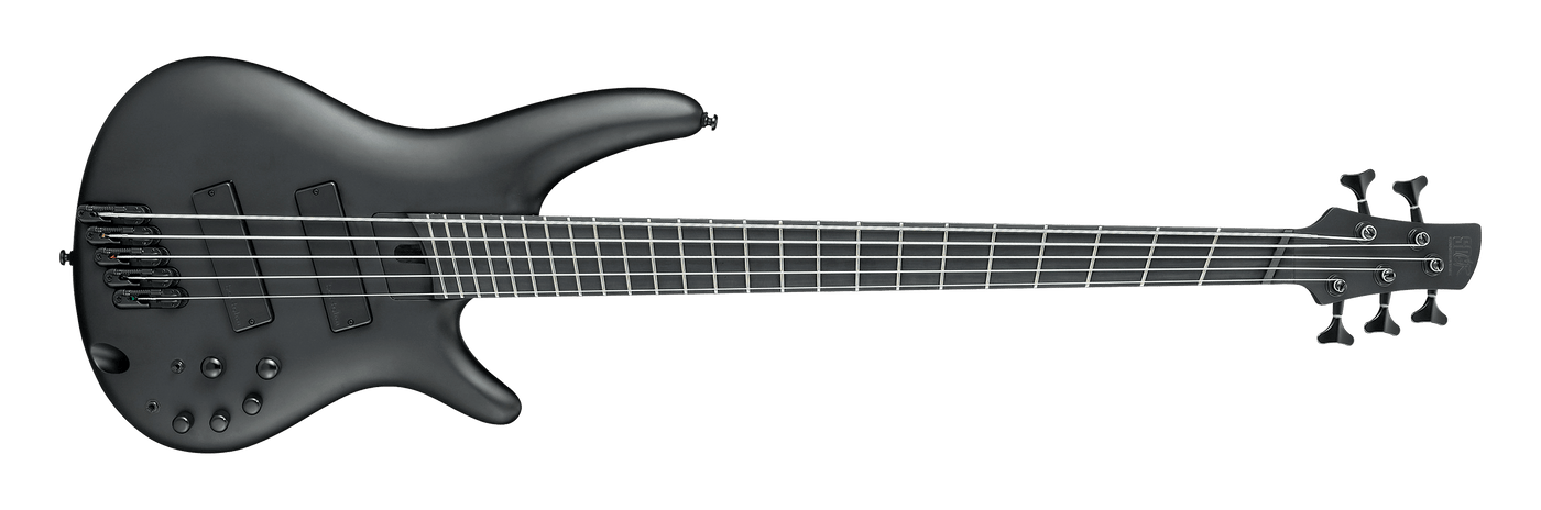 IBANEZ SRMS625EX-BKF BAJO 5 CUERDAS IRON LABEL BLACK FLAT